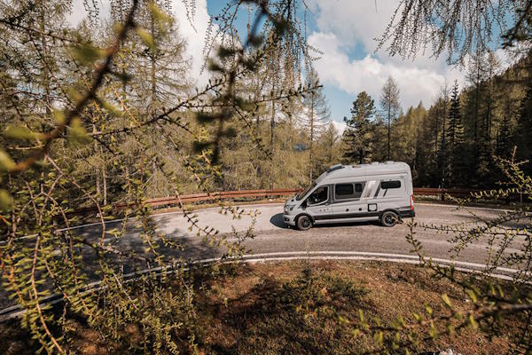 camper per una pista